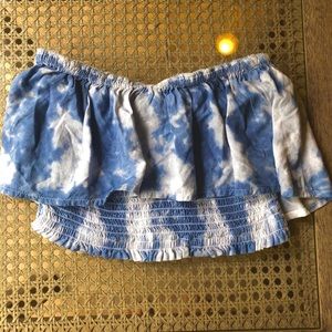 Tie die crop top